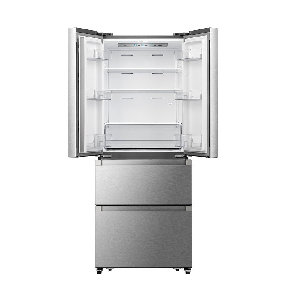 Teknix THFD17870X French Door American Fridge Freezer 70Cm Brushed Steel