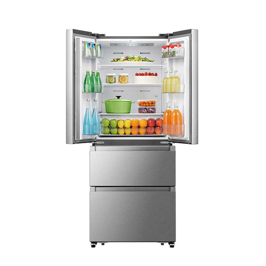 Teknix THFD17870X French Door American Fridge Freezer 70Cm Brushed Steel