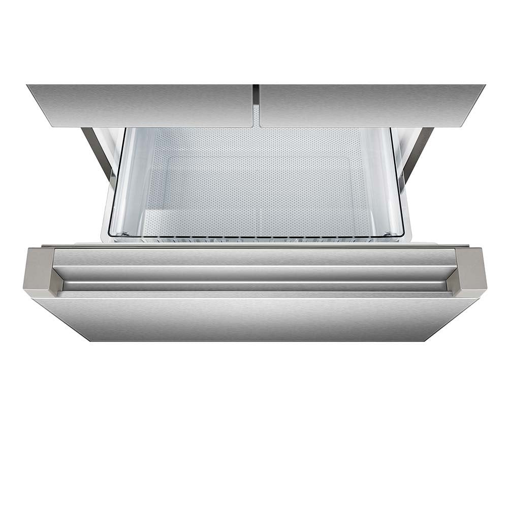 Teknix THFD17870X French Door American Fridge Freezer 70Cm Brushed Steel