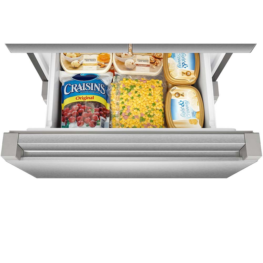 Teknix THFD17870X French Door American Fridge Freezer 70Cm Brushed Steel