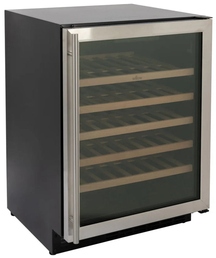 Willow W60WCSS 60cm Undercounter Wine Cooler – Stainless Steel 52 Bottle Capacity