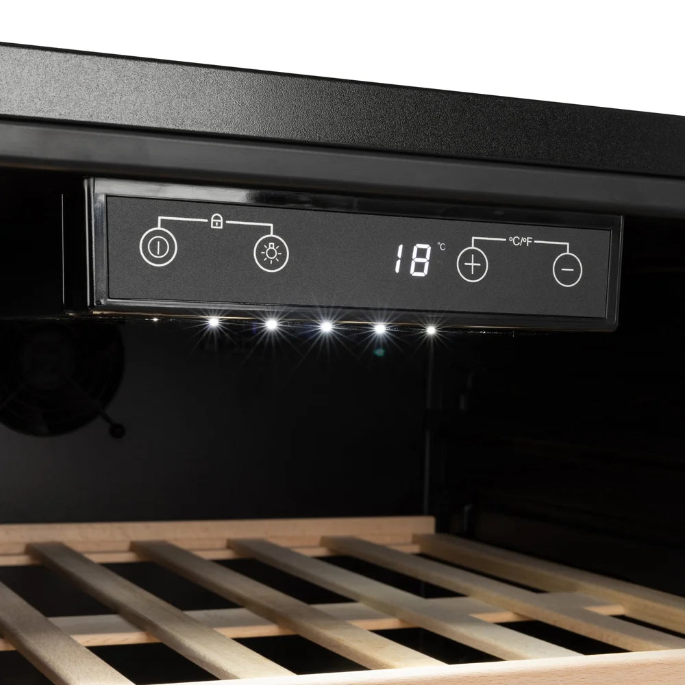 Willow W60WCB 60cm Undercounter Wine Cooler – 52 Bottle Capacity