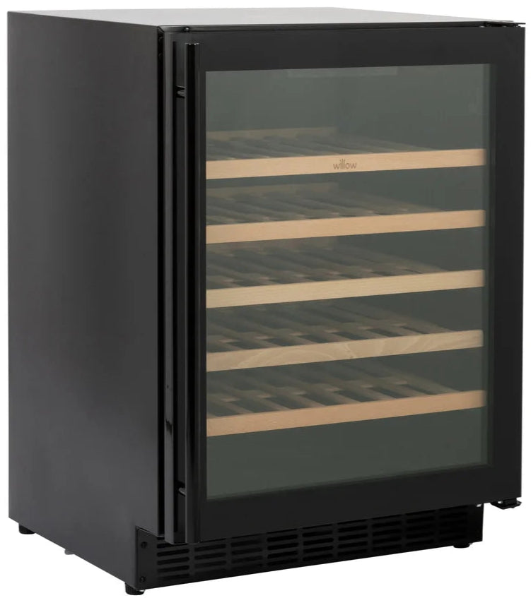 Willow W60WCB 60cm Undercounter Wine Cooler – 52 Bottle Capacity