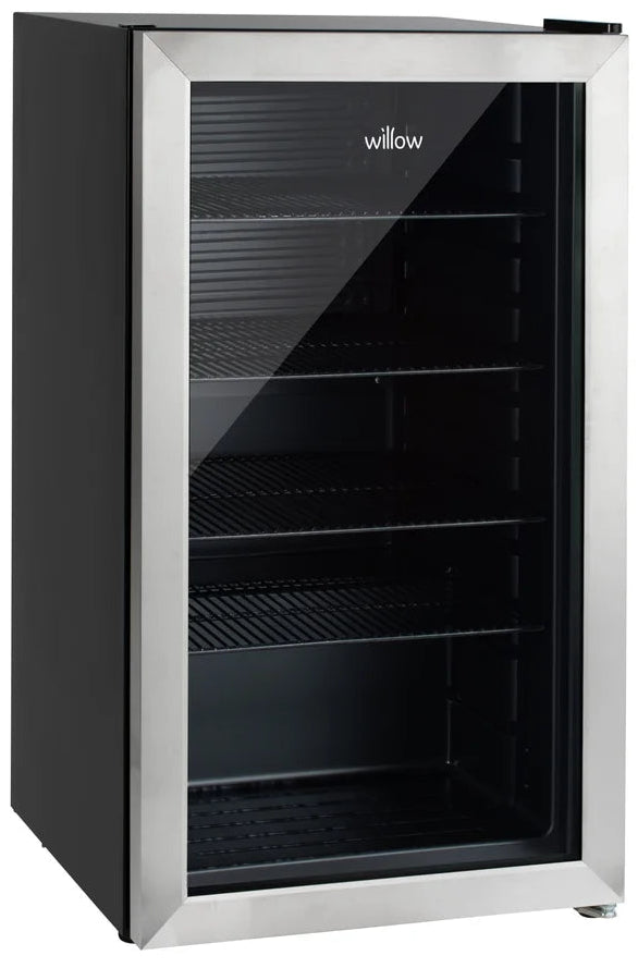 Willow WBC98SS 98L Freestanding Undercounter Beverage Cooler - Stainless Steel