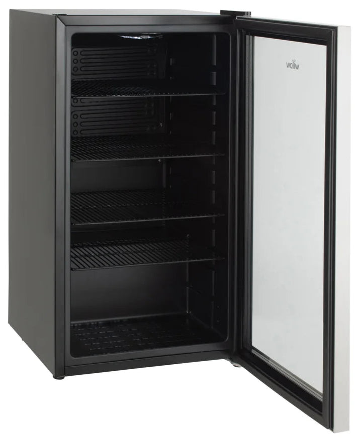 Willow WBC98SS 98L Freestanding Undercounter Beverage Cooler - Stainless Steel