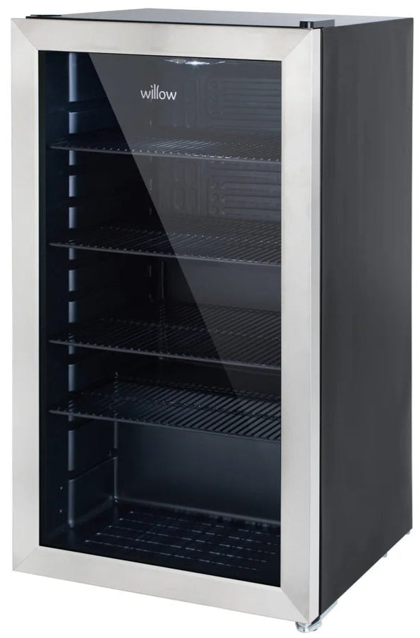 Willow WBC98SS 98L Freestanding Undercounter Beverage Cooler - Stainless Steel