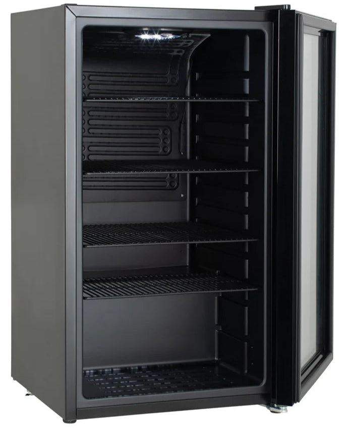 Willow WBC98B 98L Freestanding Undercounter Beverage Cooler - Black