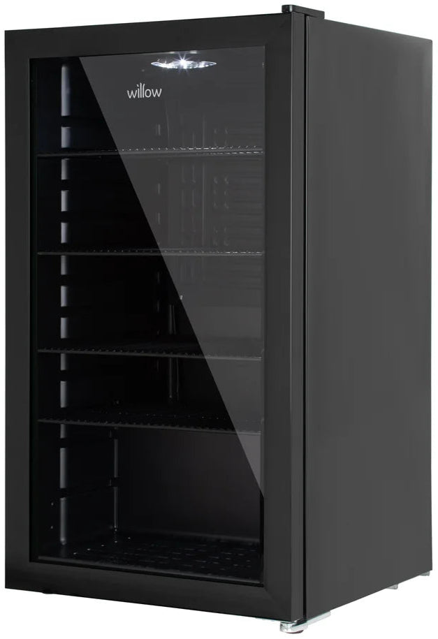 Willow WBC98B 98L Freestanding Undercounter Beverage Cooler - Black