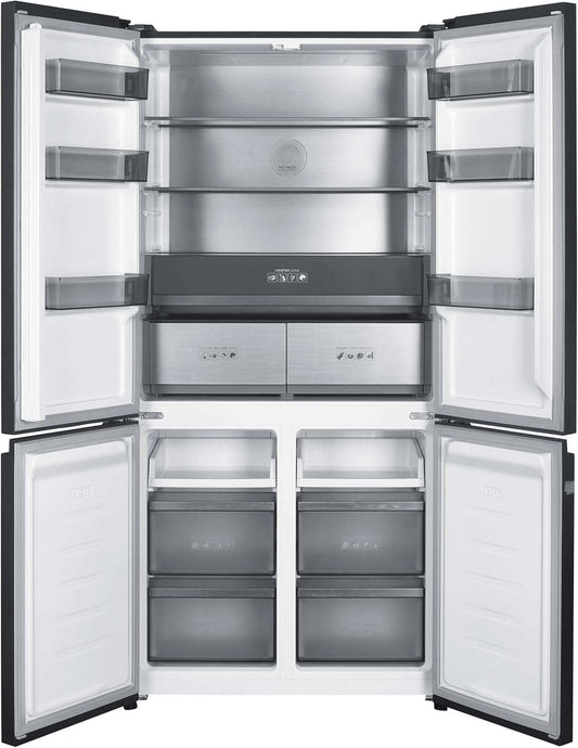 Teknix TMD19091SIBI 505L Multi-Door French Style Fridge Freezer 599 Teknix