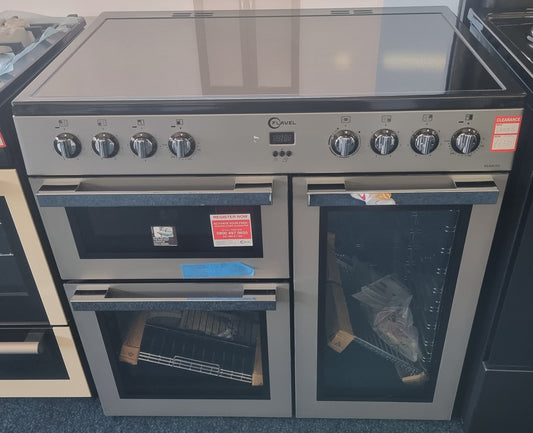 Flavel MLN9CRS 90cm Electric Range Cooker – Silver - Grade B