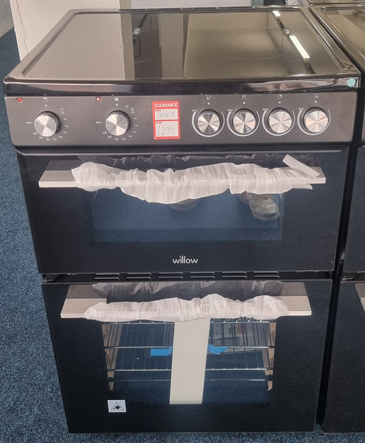 Willow WT60CCB Ceramic Electric Cooker 60cm Black - Grade B