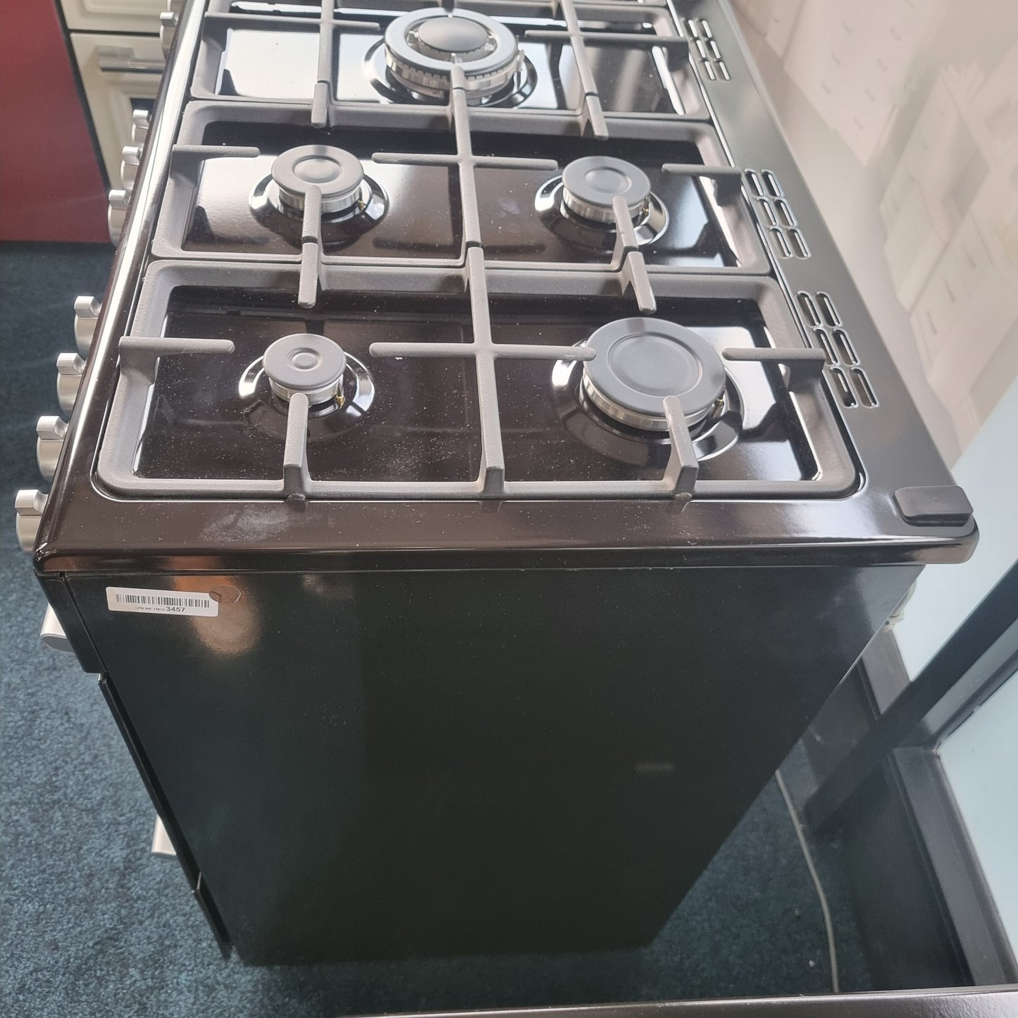 Willow WR100DFBLK Dual Fuel Range Cooker – 100cm – 7 Burner – Black – Grade A