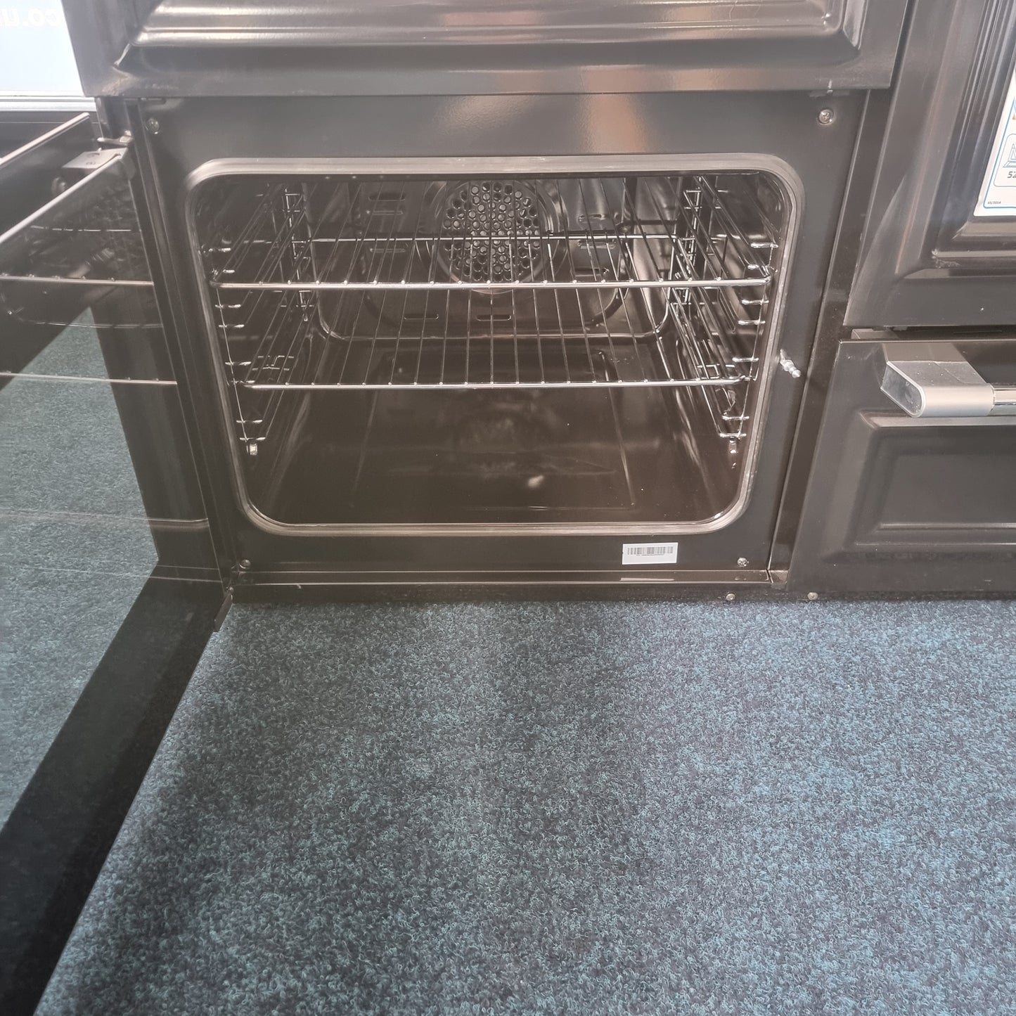 Willow WR100DFBLK Dual Fuel Range Cooker – 100cm – 7 Burner – Black – Grade A