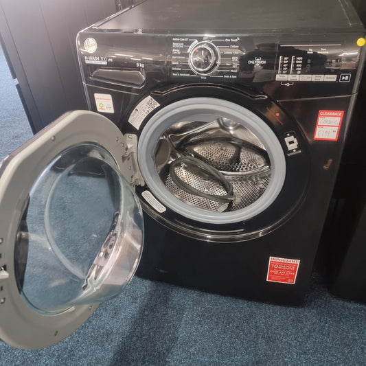 Hoover H3W492DABB4/1-80 9KG 1400 Washing Machine - Black - Refurbished - Grade C