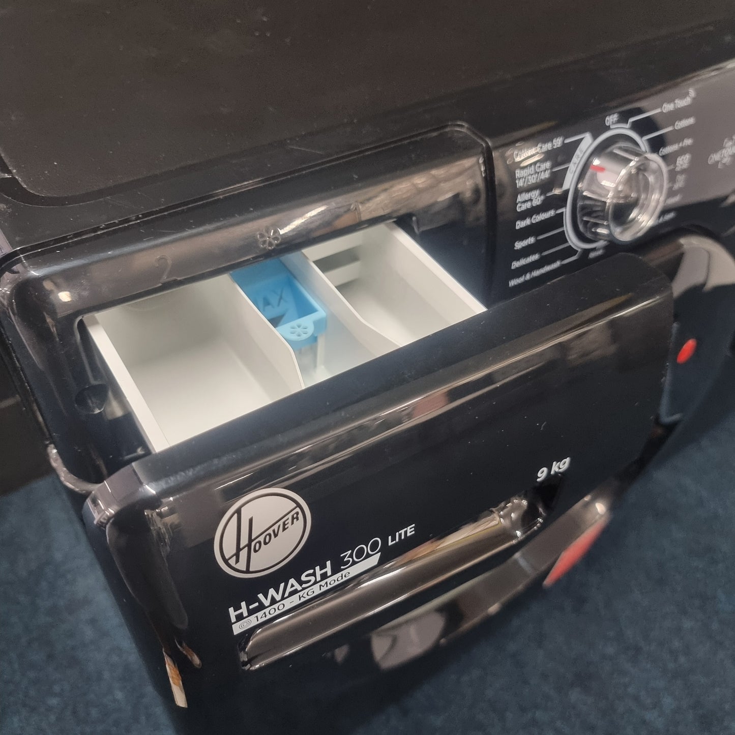 Hoover H3W492DABB4/1-80 9KG 1400 Washing Machine - Black - Refurbished - Grade C