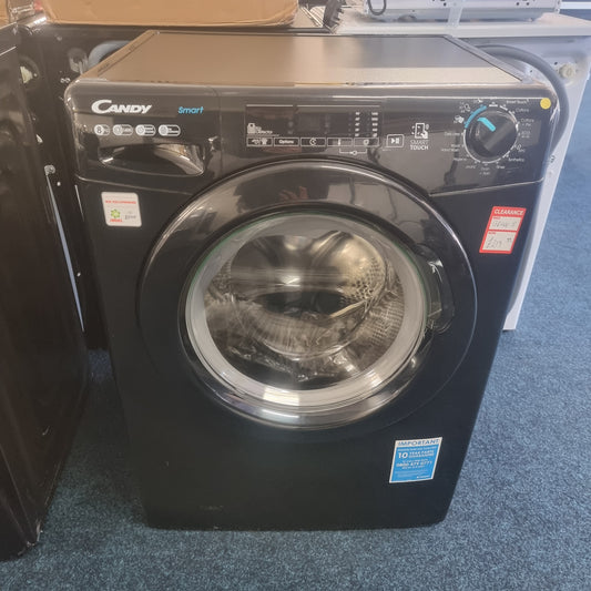 Candy CS148TWBB4 Freestanding Washing Machine 8kg – Black – Grade B