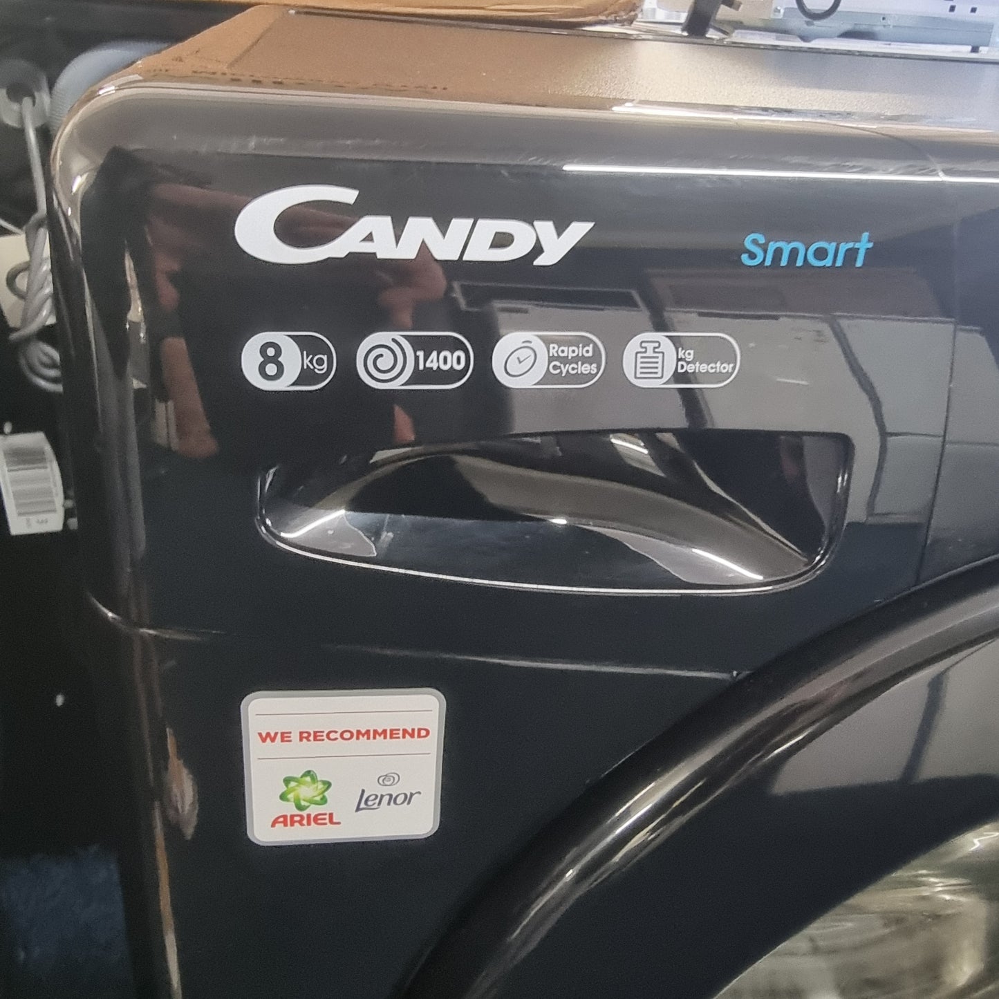 Candy CS148TWBB4 Freestanding Washing Machine 8kg – Black – Grade B