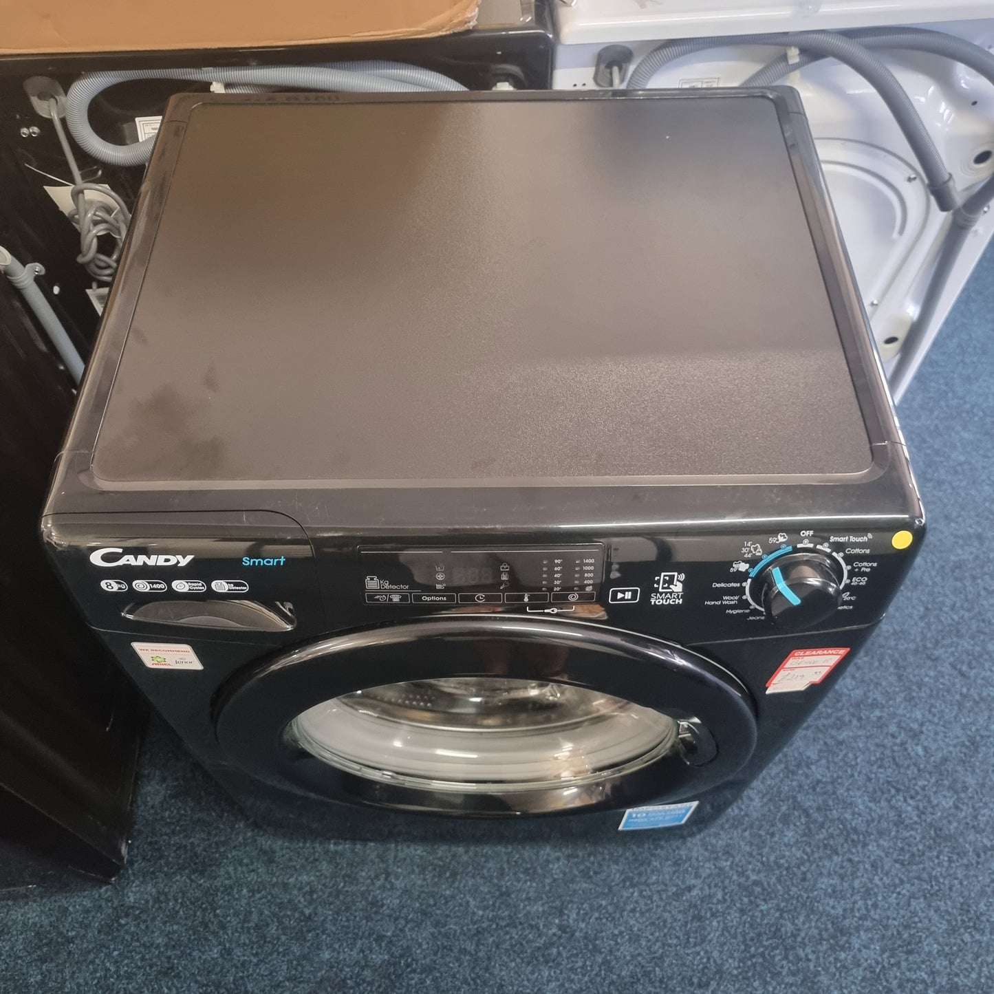 Candy CS148TWBB4 Freestanding Washing Machine 8kg – Black – Grade B