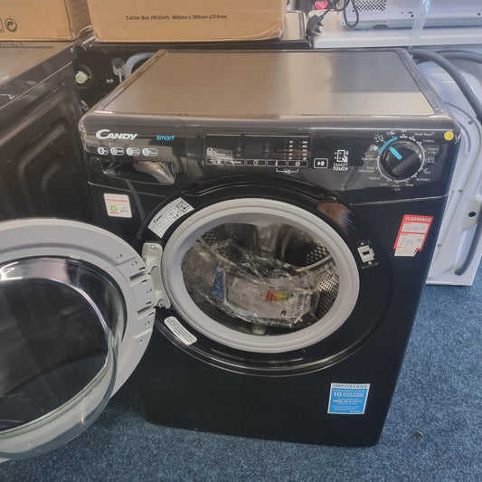 Candy CS148TWBB4 Freestanding Washing Machine 8kg – Black – Grade B
