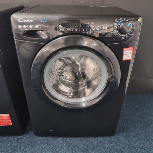 Candy CS149TWBB4/1-80 Washing Machine 9kg – Black – Refurbished - Grade C
