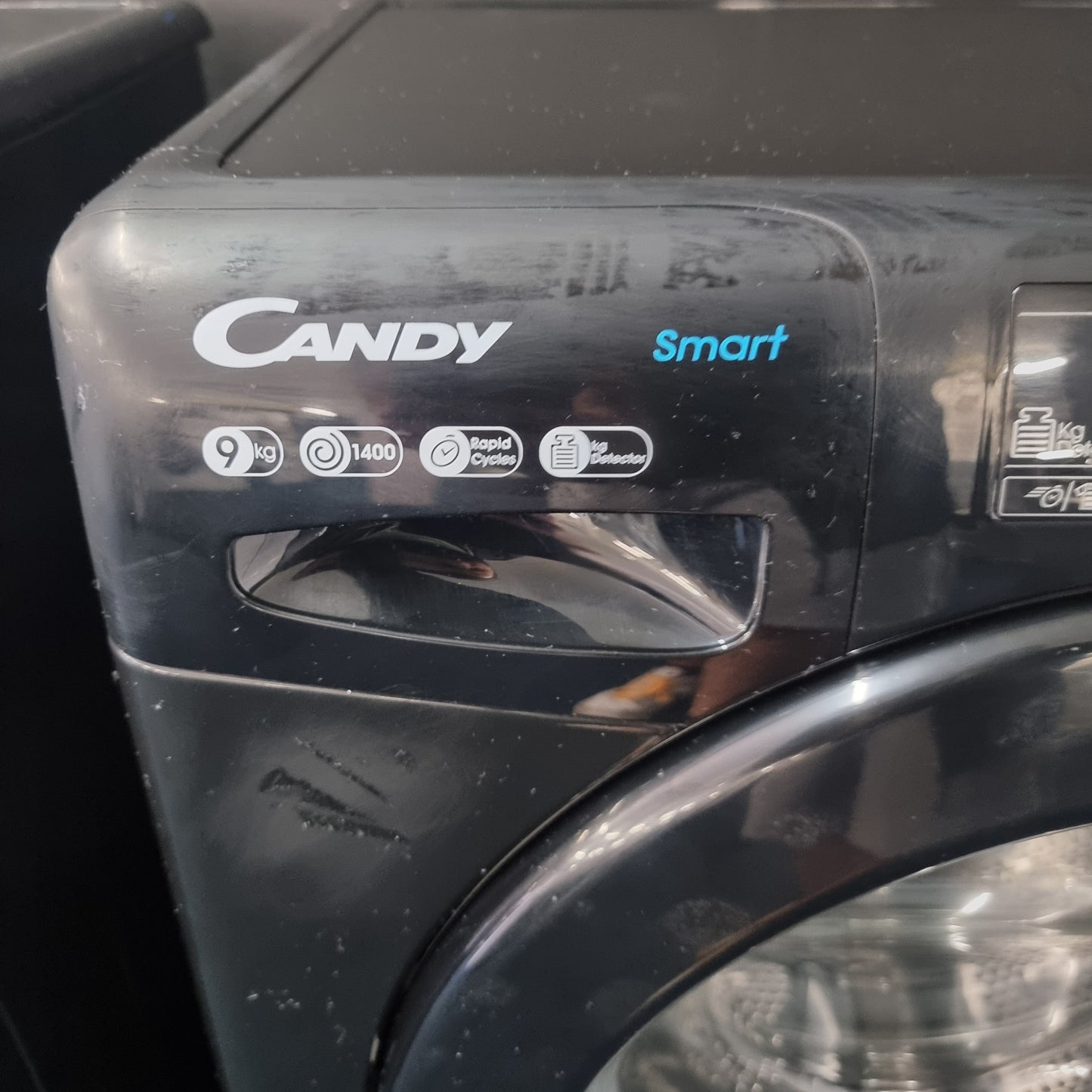 Candy CS149TWBB4/1-80 Washing Machine 9kg – Black – Refurbished - Grade C