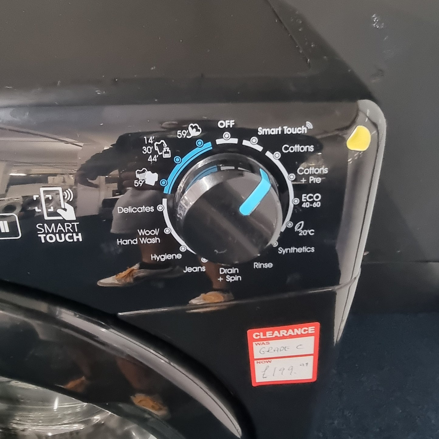 Candy CS149TWBB4/1-80 Washing Machine 9kg – Black – Refurbished - Grade C