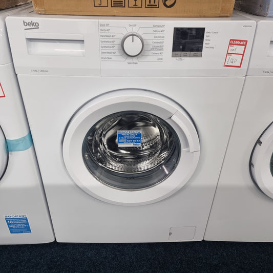 Beko WTK62051W 6kg 1200rpm Freestanding Washing Machine – White Used