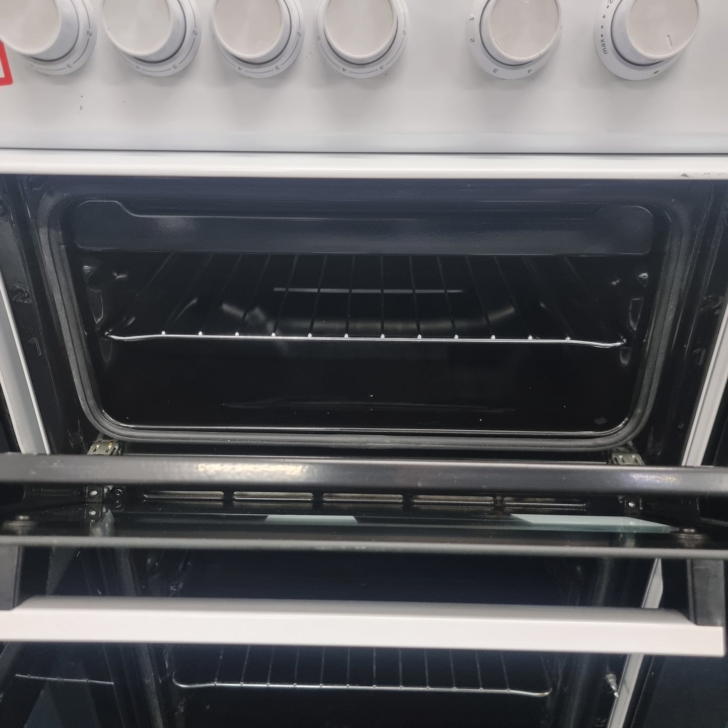 Beko KD533AW 50cm Twin Cavity Electric Cooker – White – Used