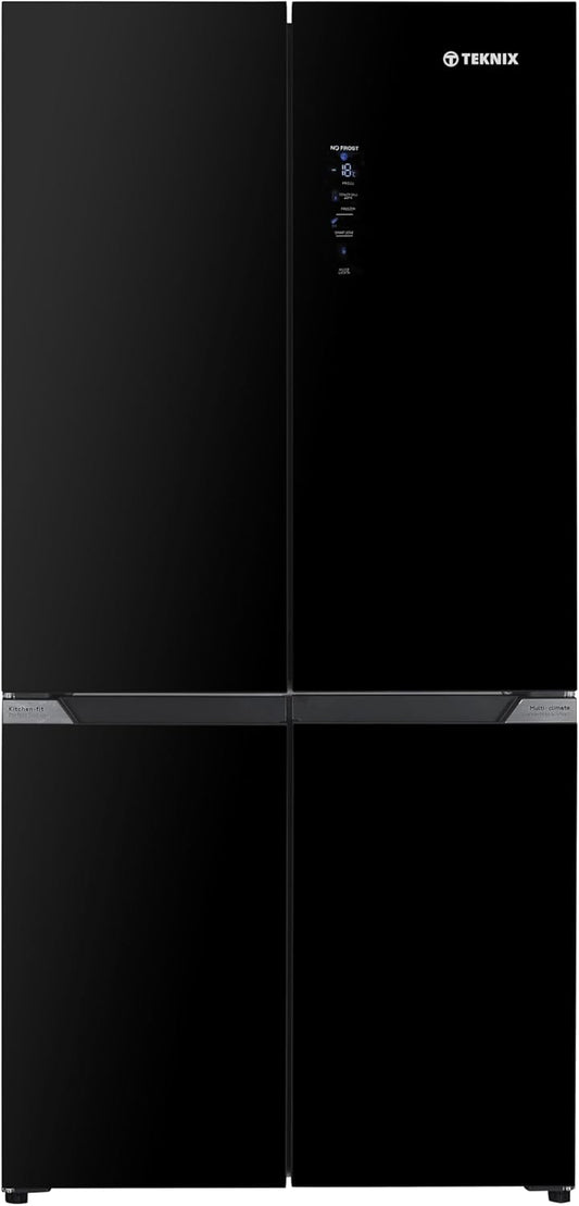 Teknix TMD19091SIBI 505L Multi-Door French Style Fridge Freezer 599 Teknix