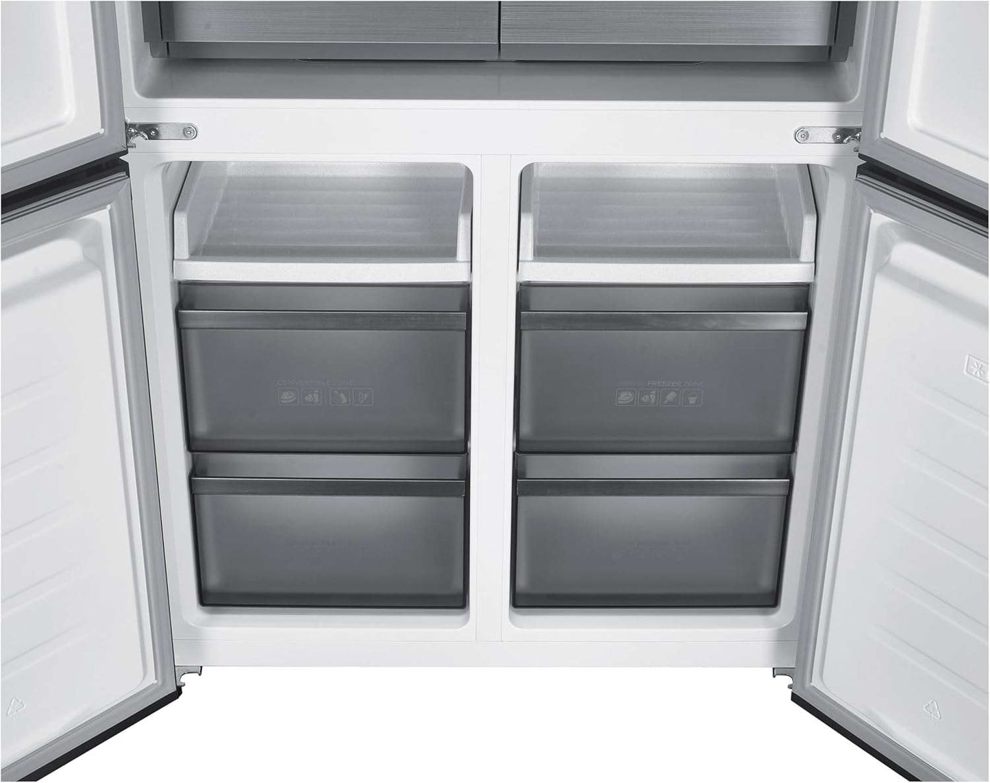 Teknix TMD19091SIBI 505L Multi-Door French Style Fridge Freezer 599 Teknix