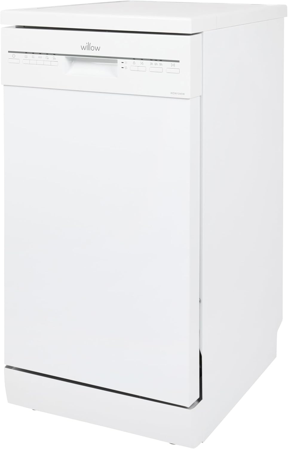 Willow WDW1045W 45cm Freestanding Slimline Dishwasher - White