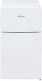 Willow WW50UCFF under counter fridge freezer in white with modern, compact design