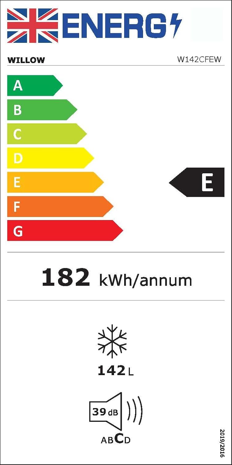 Willow W142CFW 141L Freestanding Chest Freezer