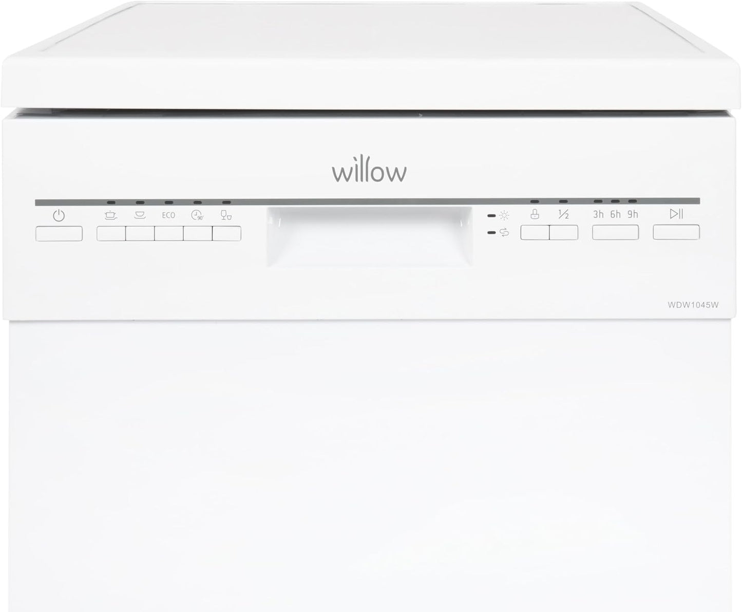 Willow WDW1045W 45cm Freestanding Slimline Dishwasher - White