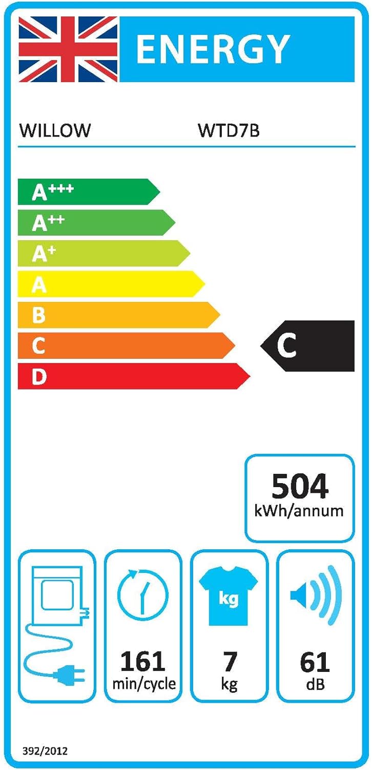 Willow WTD7B 7kg Vented Dryer