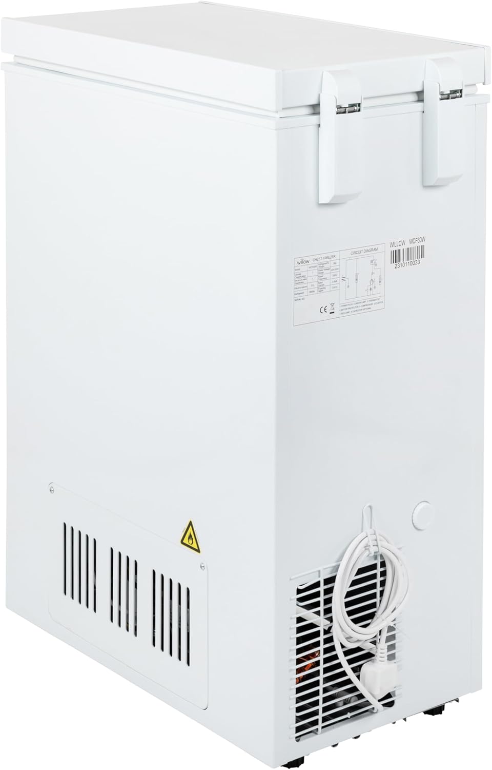 Willow WCF60W Freestanding 51L Chest Freezer
