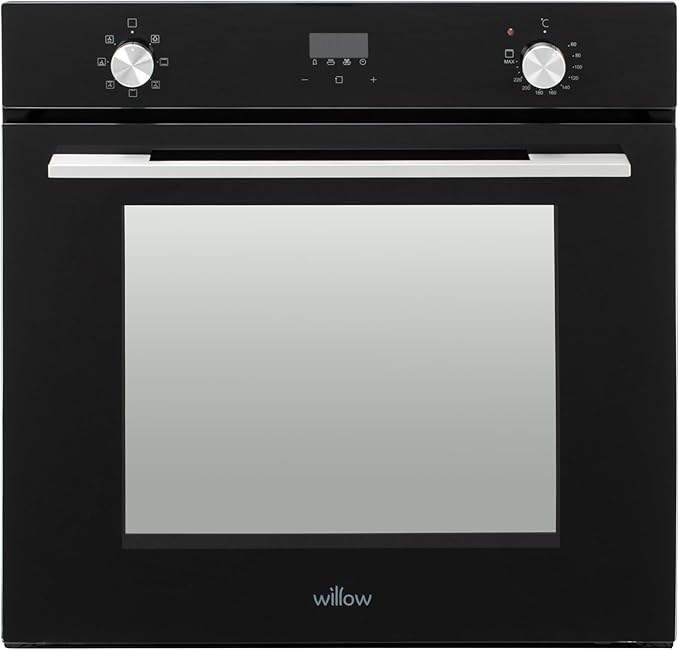 Willow WOF60DBK Electric 60cm Fan Oven Black