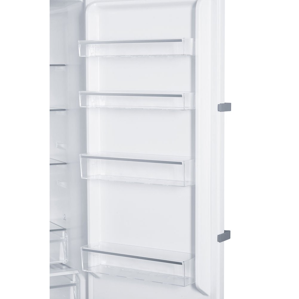 Teknix T60L2W 60cm Tall Larder White