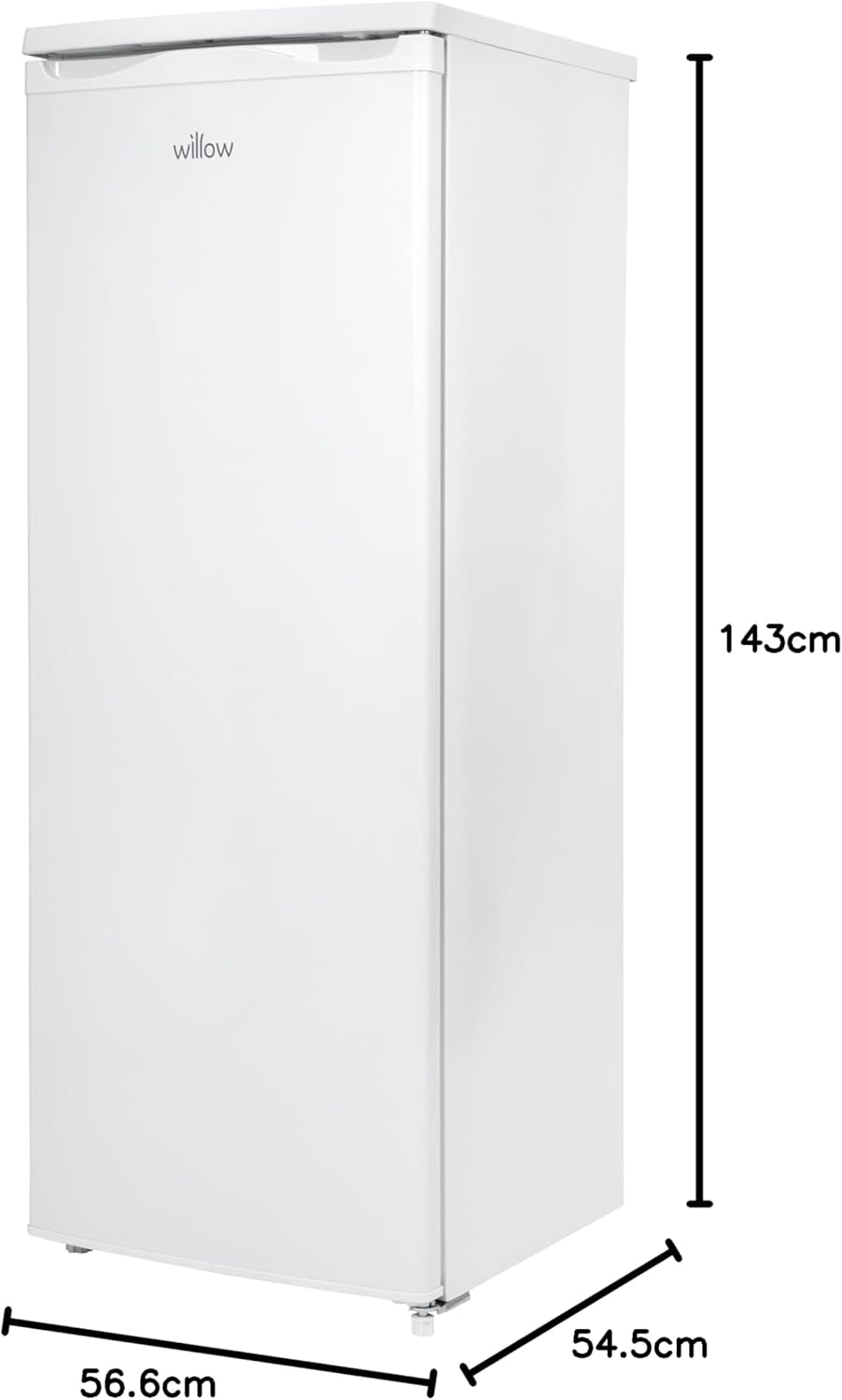 Willow 241L Freestanding Tall Larder Fridge - WTL55W