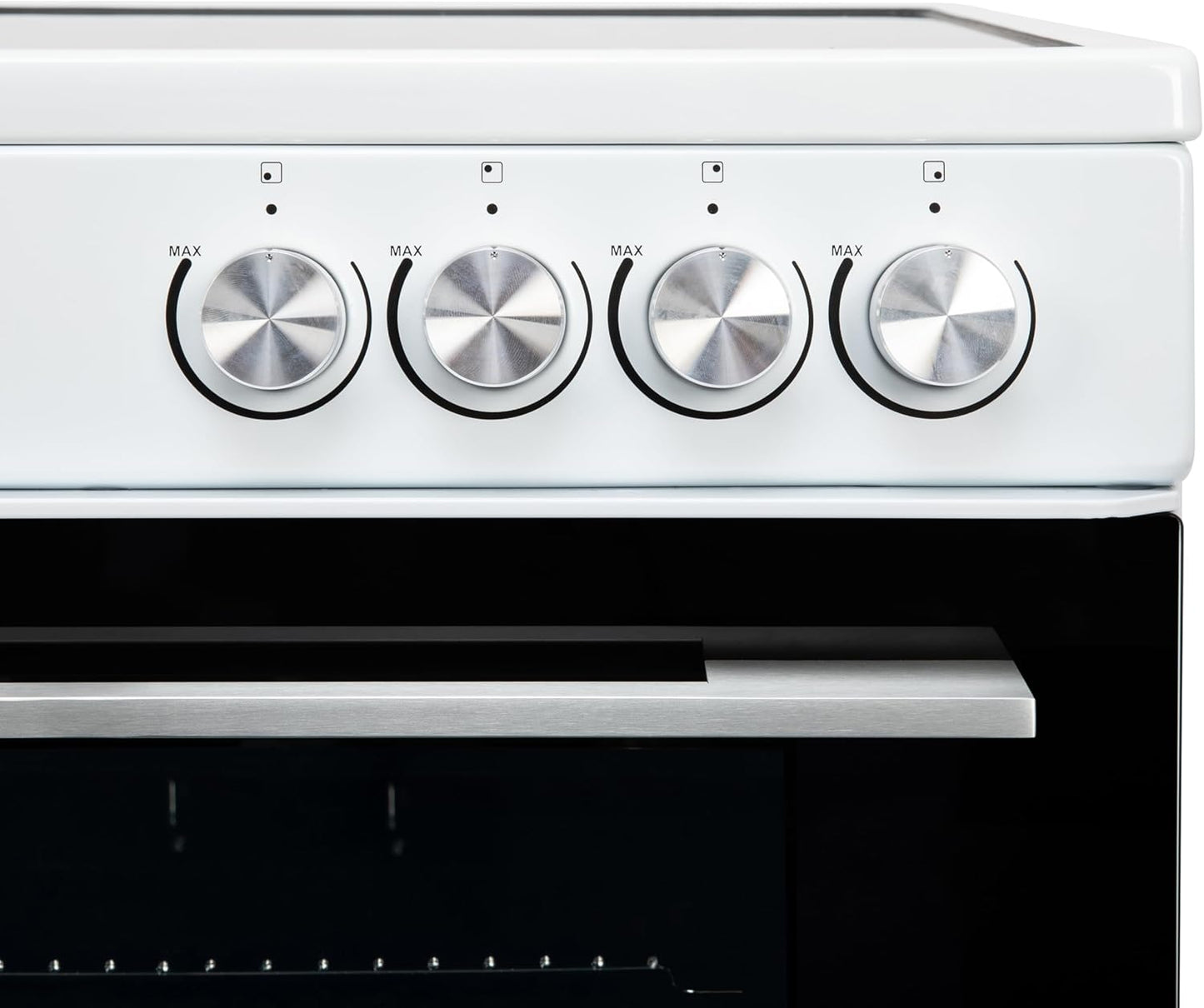 Willow WT60CCW 60cm Double Door Ceramic Electric Cooker - White