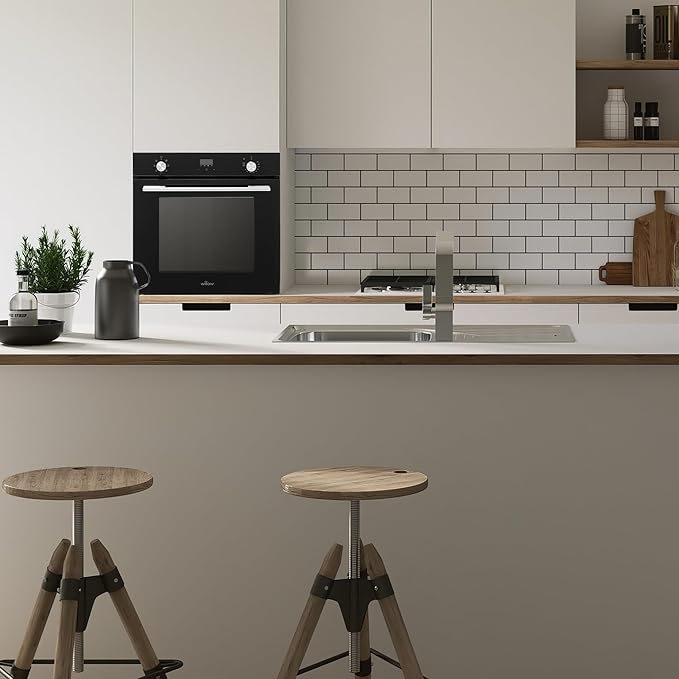 Willow WOF60DBK Electric 60cm Fan Oven Black