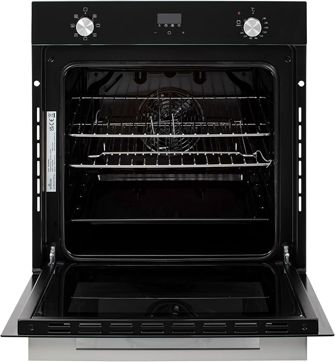 Willow WOF60DBK Electric 60cm Fan Oven Black