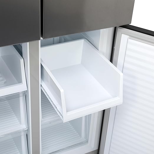 Willow WSBES4MDX American Fridge Freezer Stainless Steel