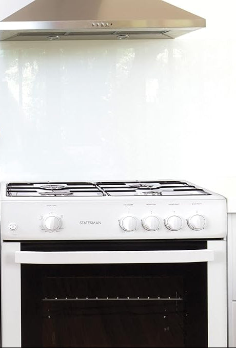 Statesman MAXI60GSF 60cm Single Cavity Gas Cooker White