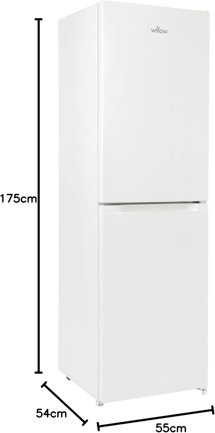 Willow WFF5050WV2 254L Low Frost Fridge Freezer White