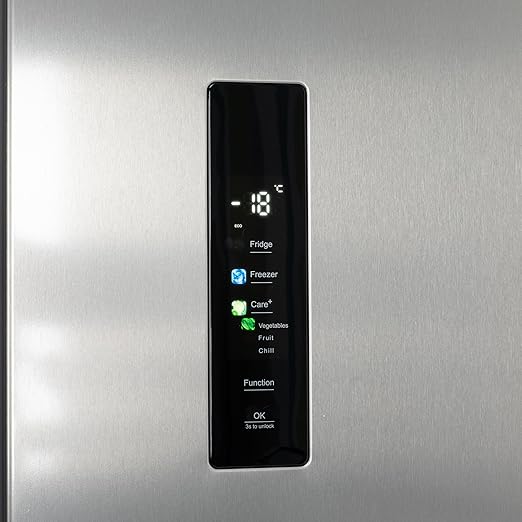 Willow WSBES4MDX American Fridge Freezer Stainless Steel