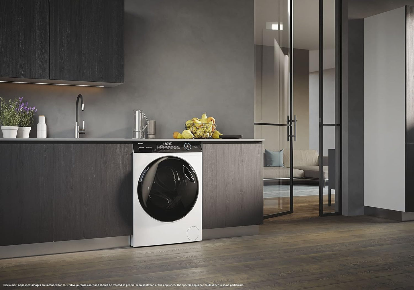 Haier HWD100B14959U1 10kg/6kg Washer Dryer White
