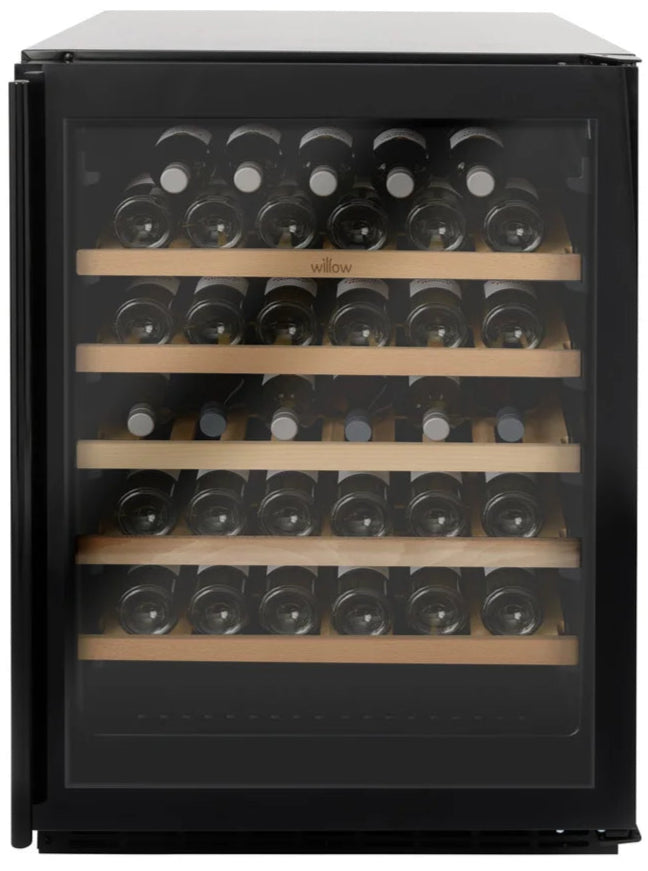 Willow W60WCB 60cm Undercounter Wine Cooler – 52 Bottle Capacity