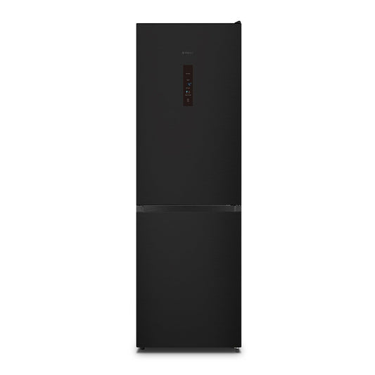 Teknix FFH1865BIX Fridge Freezer Total No Frost 60Cm Black Steel