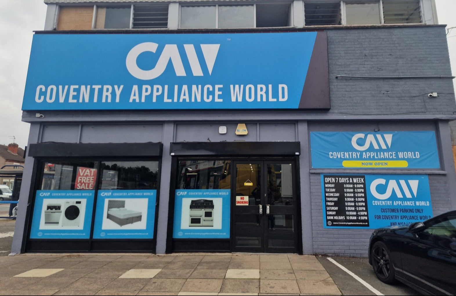 Ex-display and graded appliances with cosmetic marks - discounted, inspected, delivered in Coventry.